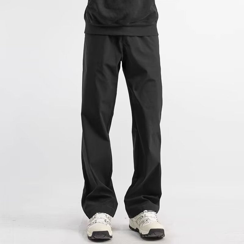 Pantalons Casual pour Hommes Coupe Relaxée en Tissu Léger 1