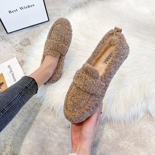 Pantoufles Confortables en Peluche Antidérapantes 1