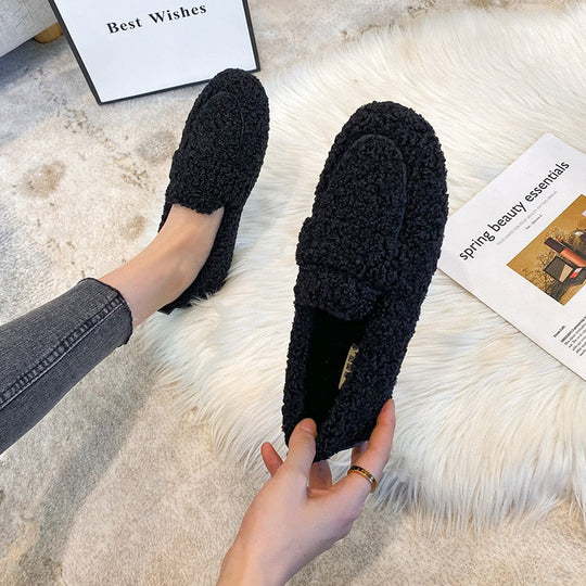 Pantoufles Confortables en Peluche Antidérapantes 5