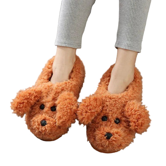 Pantoufles d'hiver pour femmes en peluche 0