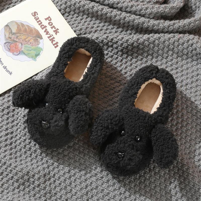 Pantoufles d'hiver pour femmes en peluche 3