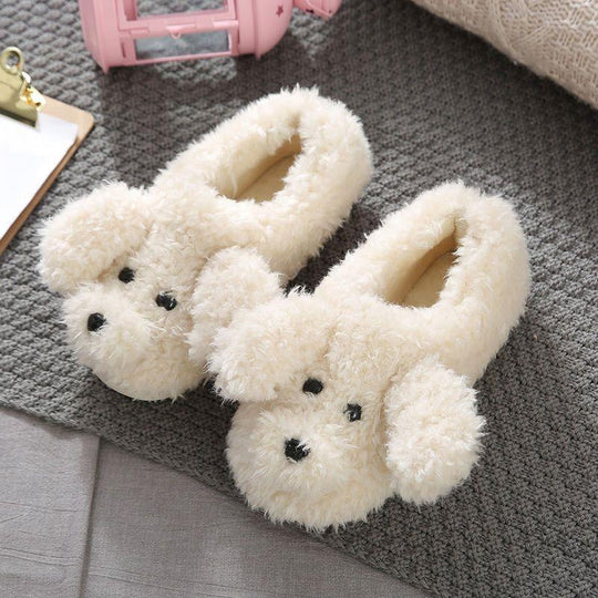 Pantoufles d'hiver pour femmes en peluche 5