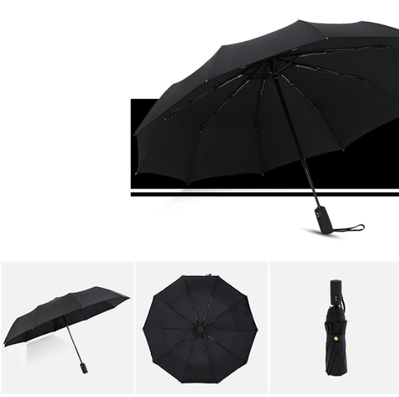 Parapluie Homme Tempête Automatique Résistant et Pratique 10