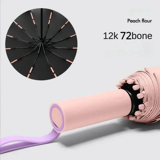 Parapluie Pliant Coupe-Vent pour Hommes et Femmes 10