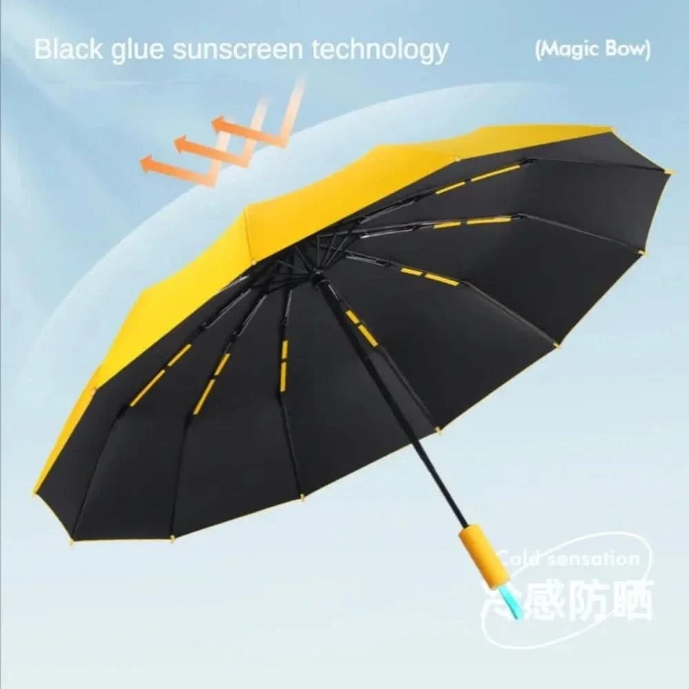 Parapluie Pliant Coupe-Vent pour Hommes et Femmes 4