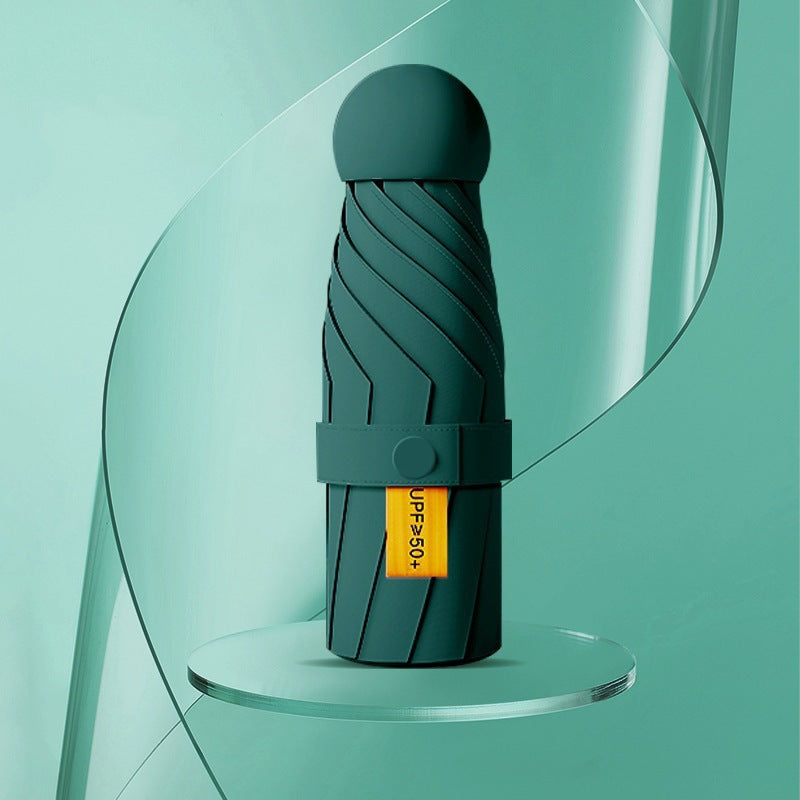 Parapluie Pliant Femme Compact avec Protection UV Moderne 15