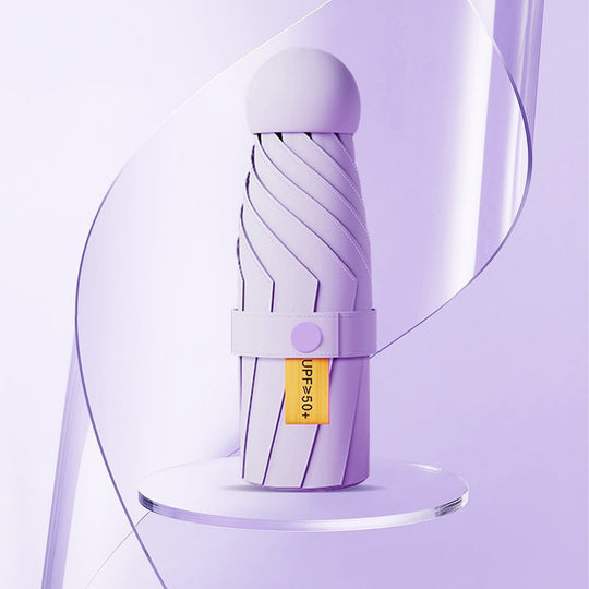 Parapluie Pliant Femme Compact avec Protection UV Moderne 3