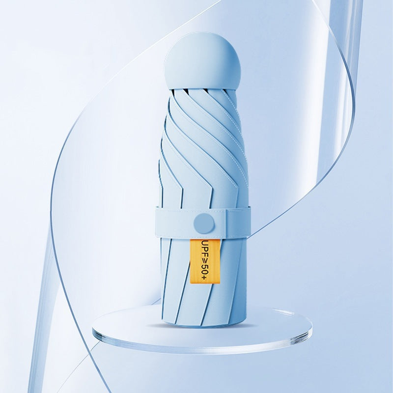 Parapluie Pliant Femme Compact avec Protection UV Moderne 6