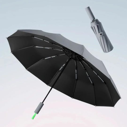Parapluie Pliant Solide Coupe-Vent pour Hommes et Femmes 1