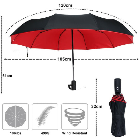 Parapluie Tempête Compact et Résistant 8