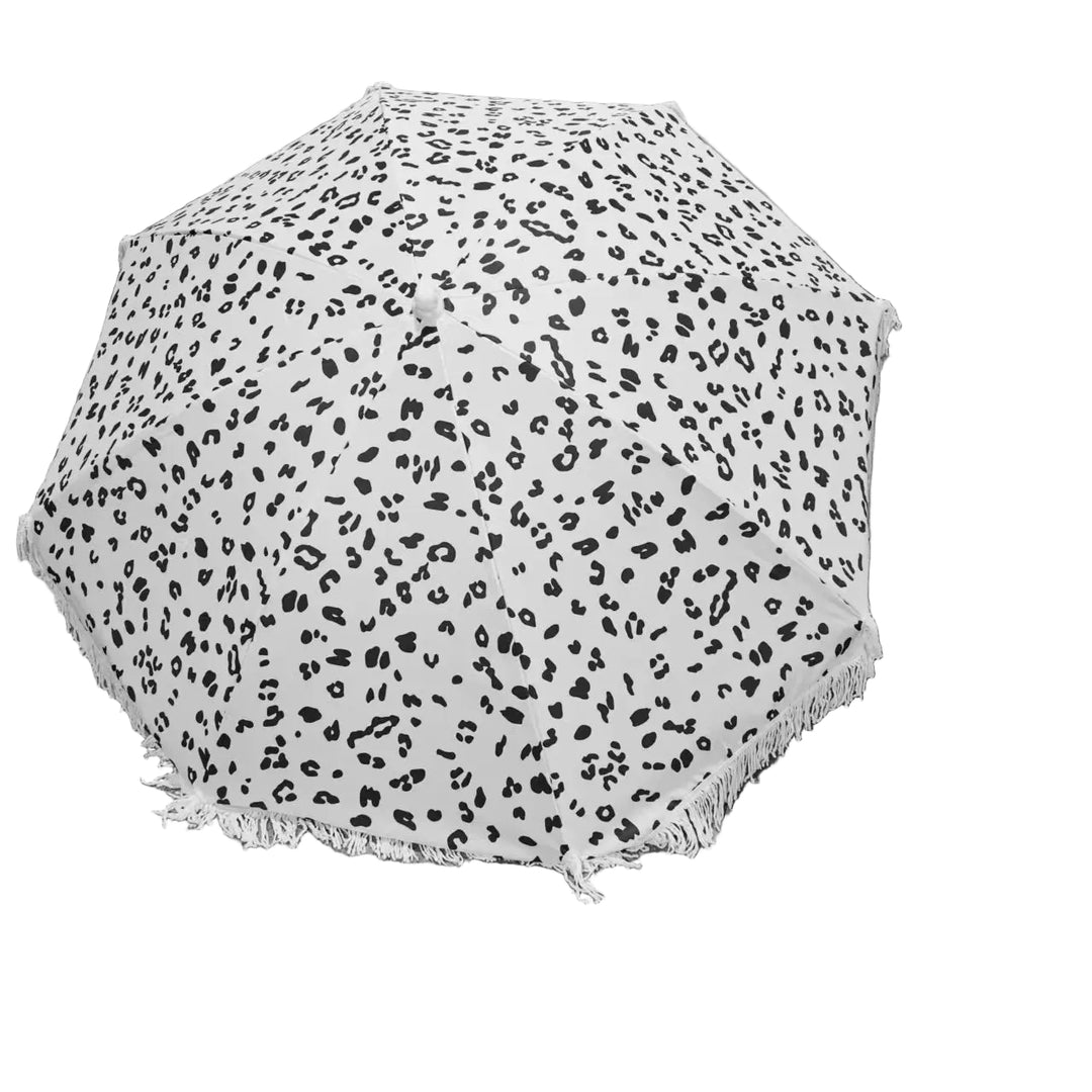 Parasol de plage à motif léopard pour femme 0