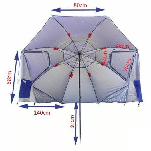 Parasol de plage résistant aux UV pour homme et femme 4