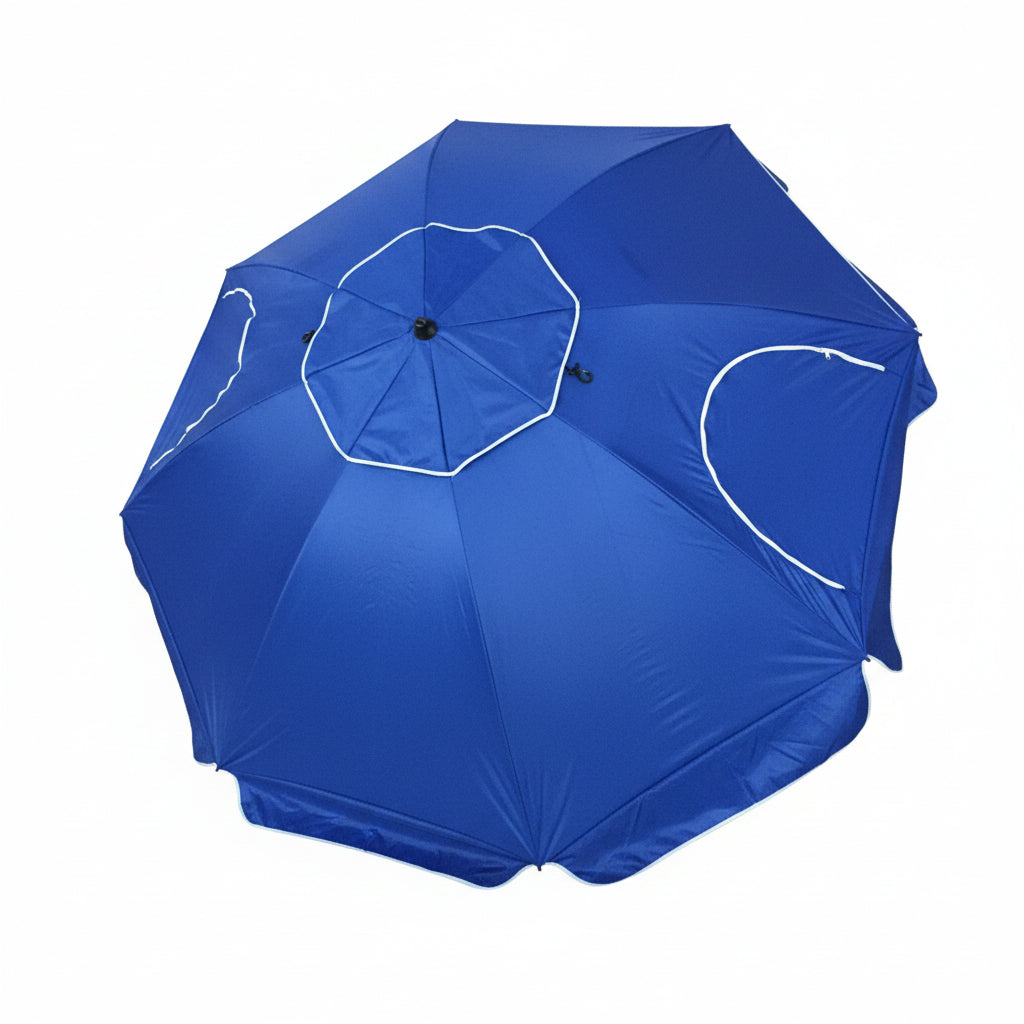 Parasol de plage robuste avec protection UV pour homme et femme 0