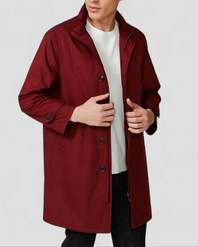 Pardessus Long pour Hommes Minimaliste 1