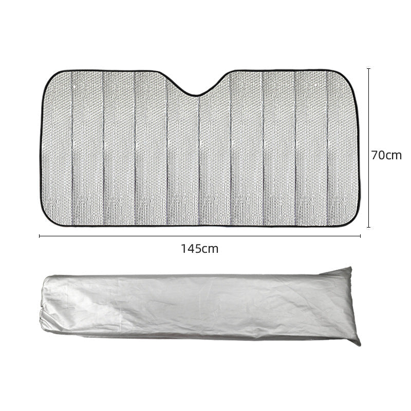 Pare-soleil de voiture pliable unisexe avec isolation thermique réfléchissante 11