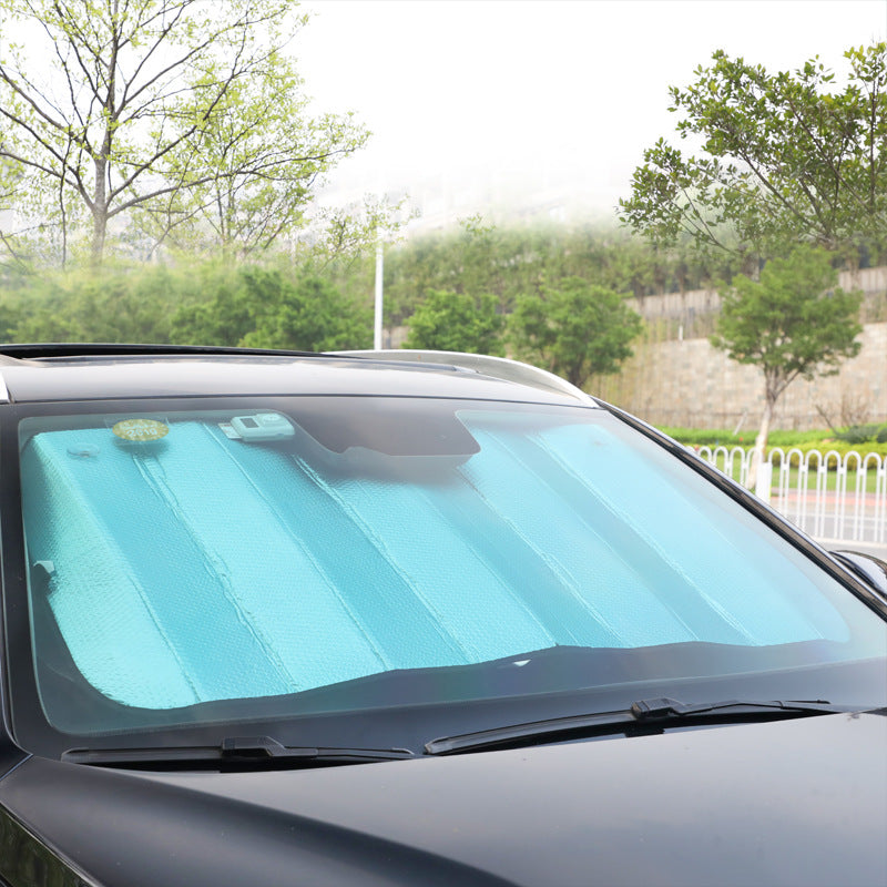 Pare-soleil de voiture pliable unisexe avec isolation thermique réfléchissante 2
