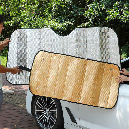 Pare-soleil de voiture pliable unisexe avec isolation thermique réfléchissante 4