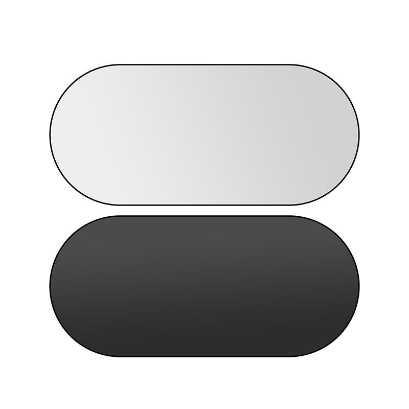 Pare-soleil pliable pour lunette arrière unisexe forme ovale 2