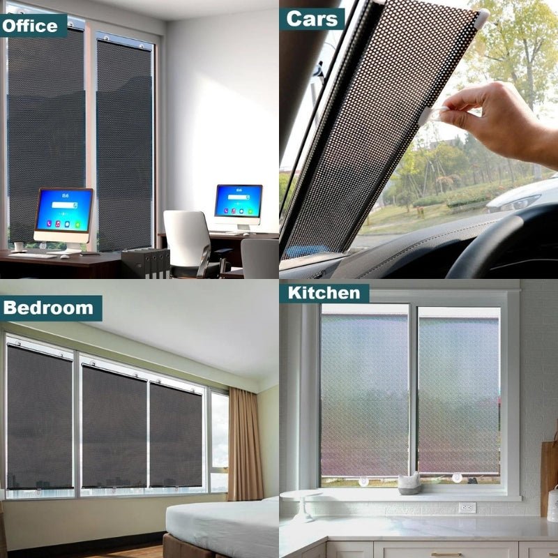 Pare Soleil Rétractable Design Moderne pour Intérieur 4