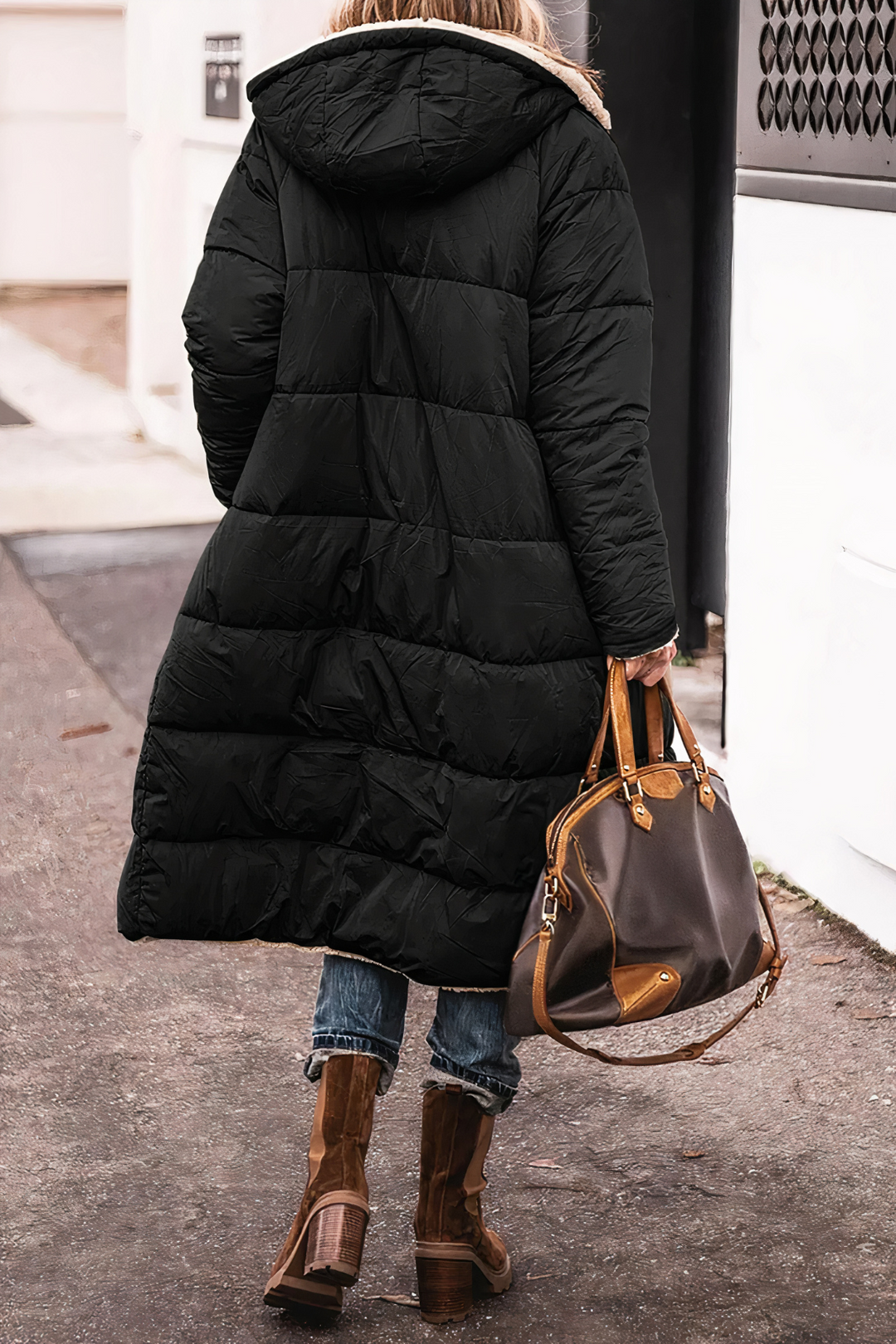 Parka Femme Réversible en Teddy 1