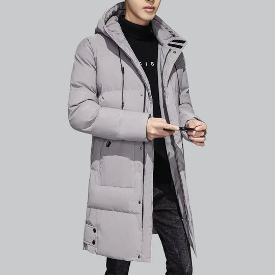 Parka Homme Hiver Longue Chic pour Affronter le Froid 4