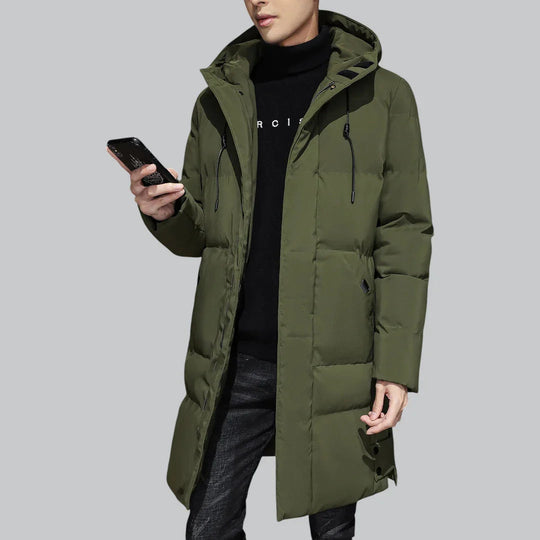 Parka Homme Hiver Longue Chic pour Affronter le Froid 6
