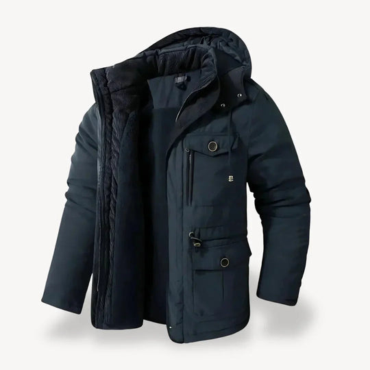 Parka d'Hiver Imperméable pour Hommes avec Doublure en Polaire 5