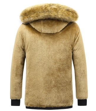 Parka d'Hiver pour Hommes avec Capuche Amovible 5