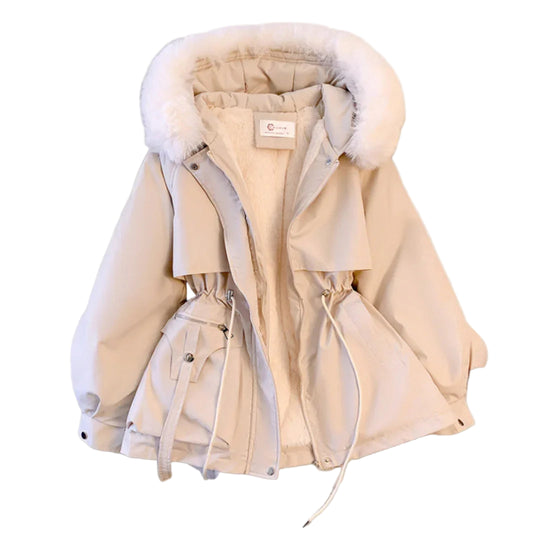 Parka d'hiver Femme à Capuche Chic 0