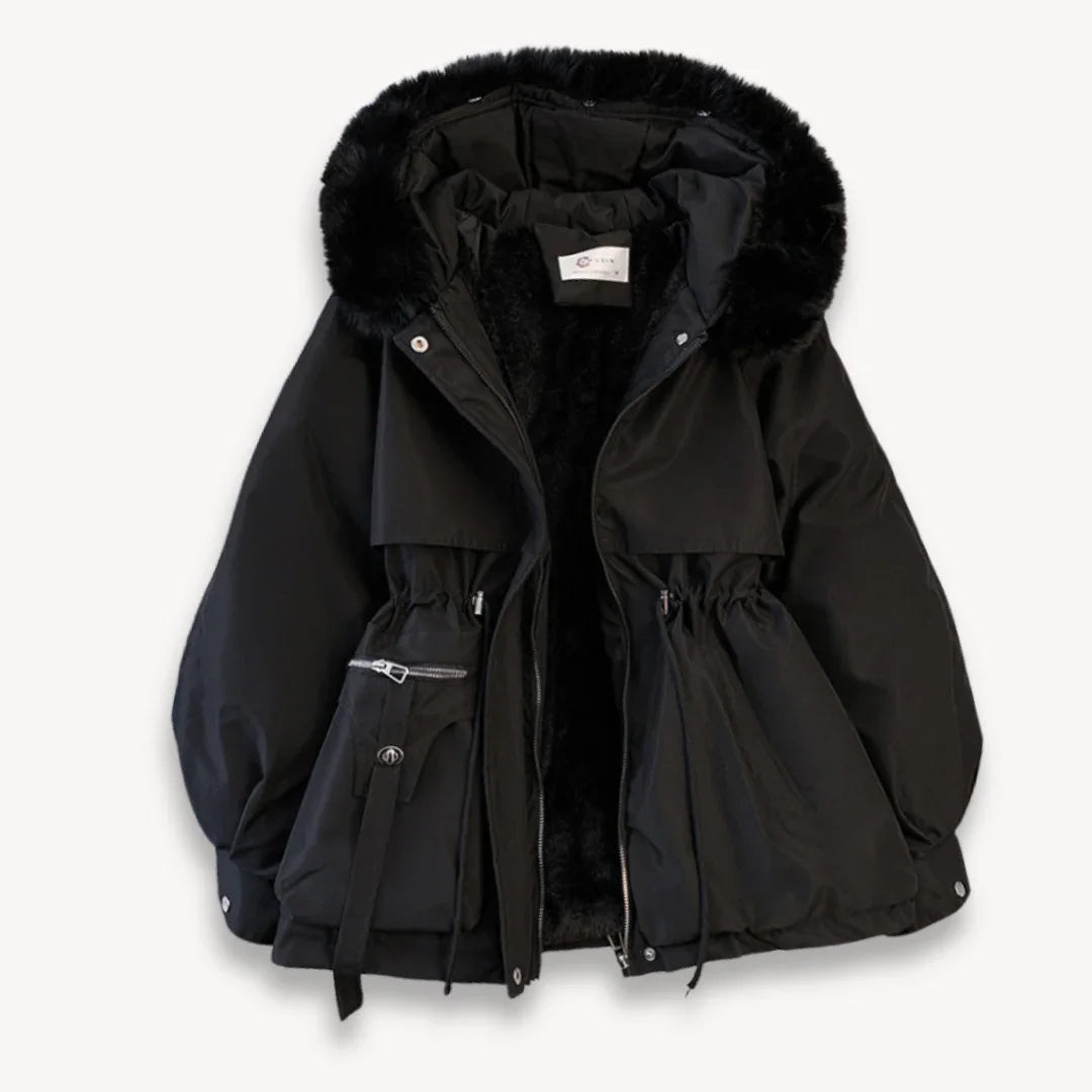 Parka d'hiver Femme à Capuche Chic 2