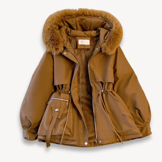Parka d'hiver Femme à Capuche Chic 4