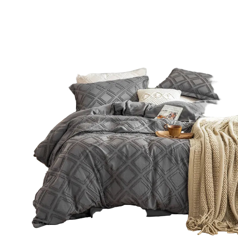 Parure de lit pour femme au design texturé 0