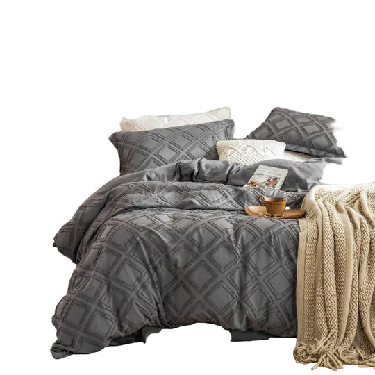Parure de lit pour femme au design texturé 0
