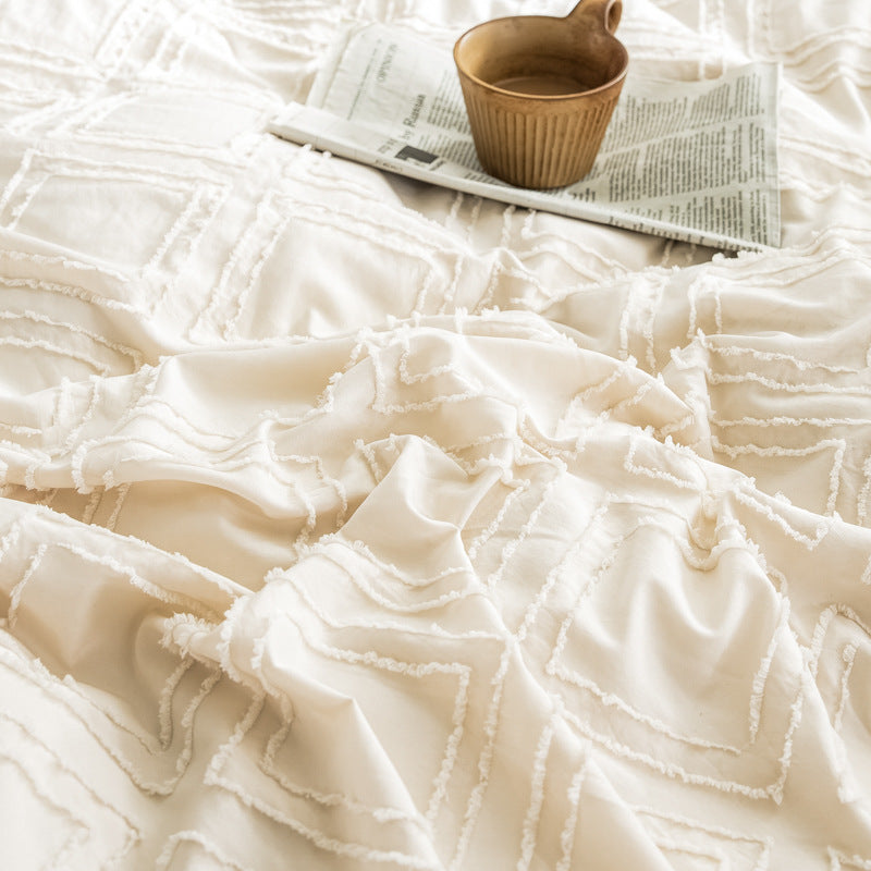 Parure de lit pour femme au design texturé 1