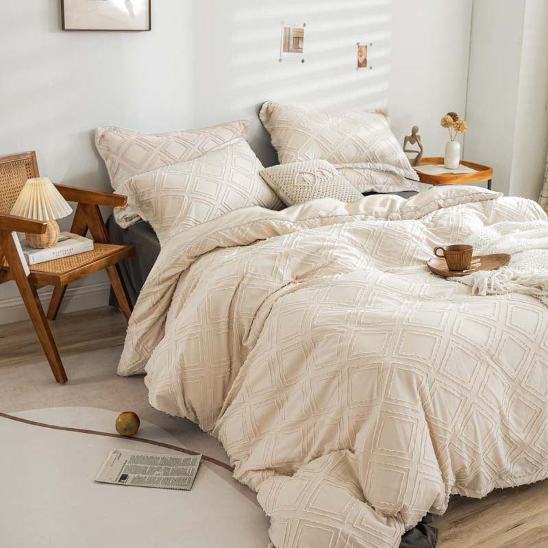 Parure de lit pour femme au design texturé 2