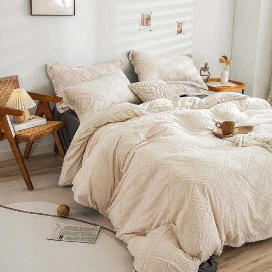 Parure de lit pour femme au design texturé 2