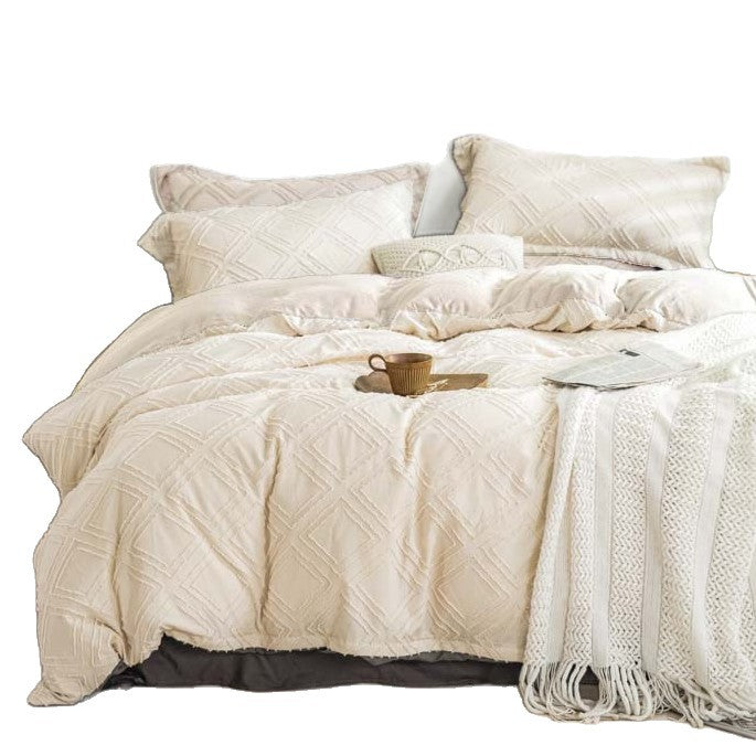 Parure de lit pour femme au design texturé 4