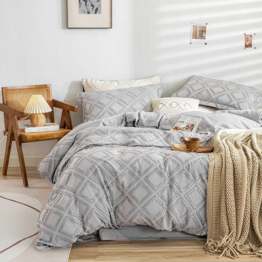 Parure de lit pour femme au design texturé 5
