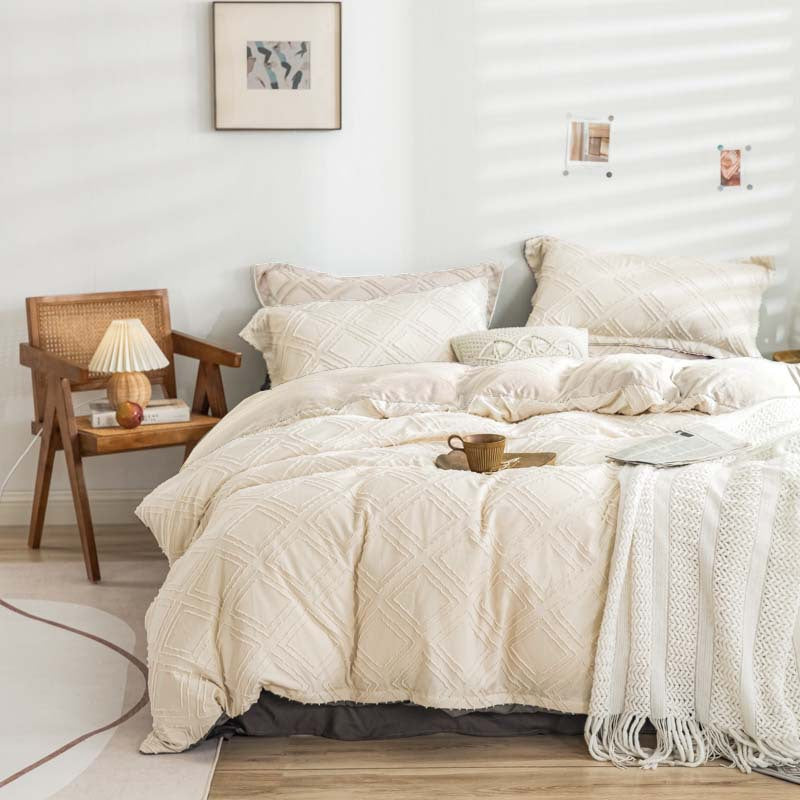 Parure de lit pour femme au design texturé 7