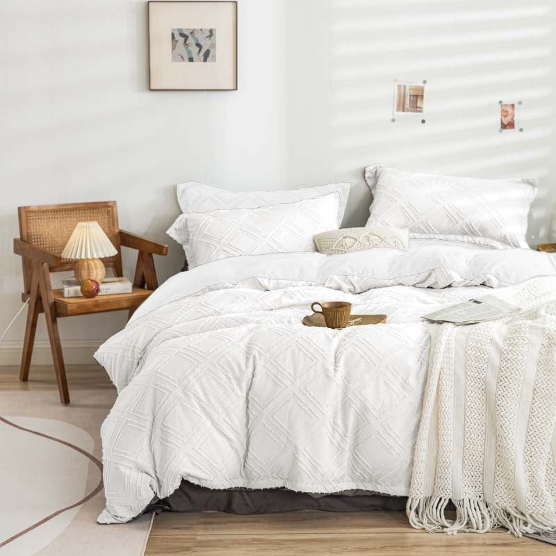 Parure de lit pour femme au design texturé 8