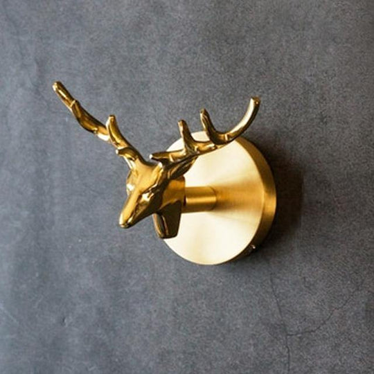 Patère Murale Animale Dorée pour Manteaux et Accessoires 10