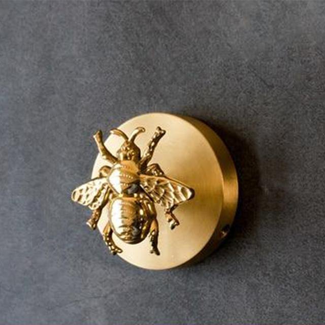 Patère Murale Animale Dorée pour Manteaux et Accessoires 14