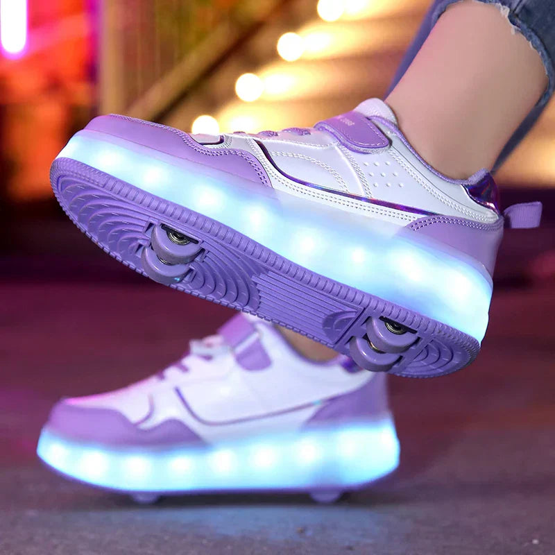 Patins à Roulettes LED pour Enfants - Modèle Zoe 2