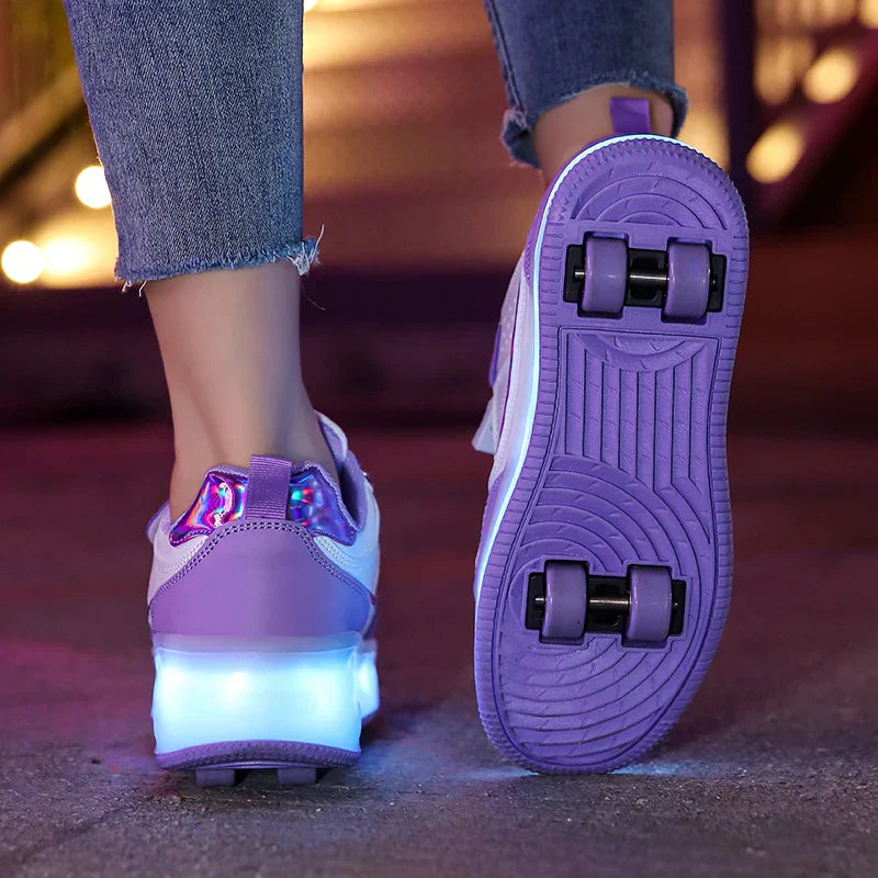 Patins à Roulettes LED pour Enfants - Modèle Zoe 3