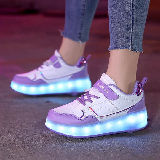 Patins à Roulettes LED pour Enfants - Modèle Zoe 5