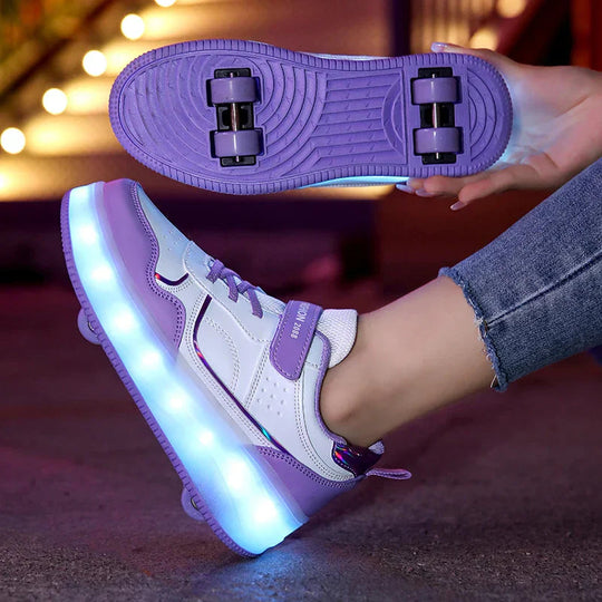 Patins à Roulettes LED pour Enfants - Modèle Zoe 6