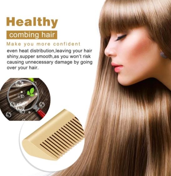 Peigne Chauffant Électrique pour Cheveux Lisses 1