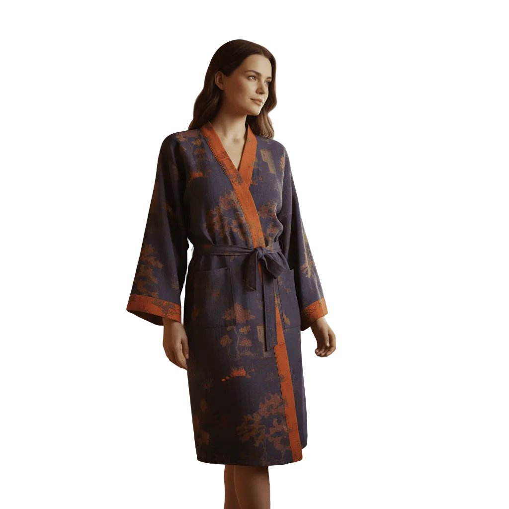 Peignoir Kimono Femme Vintage 0