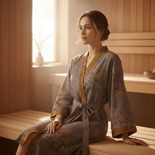 Peignoir Kimono Femme Vintage 8