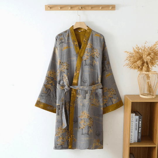 Peignoir Kimono Unisexe Rétro 2